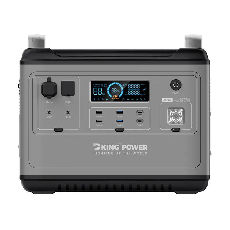 DK-SYD2000W-1997WH Huge Capacity 2000W Portable Power Station Solar Generator Energy Storage Power Supply LiFePO4 Battery Outdoor Large Power Bank