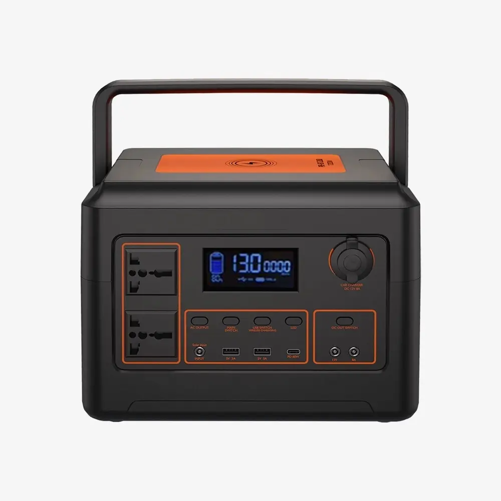 DK-A600W/1000W Portable Solar Power Generator with Wireless Mobile Phone Charger Lithium Lifepo4 Solar Power Station