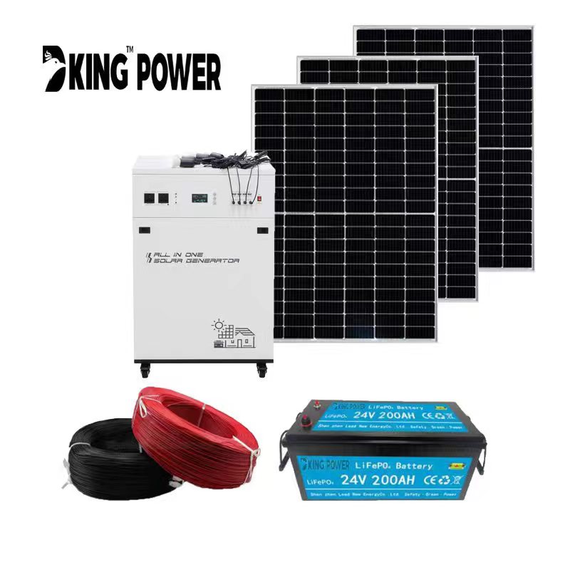DKSESS 3KW OFF GRID/HYBRID ALL IN ONE SOLAR POWER SYSTEM PORTABLE CAMPING SOLAR GENERATER Featured Image