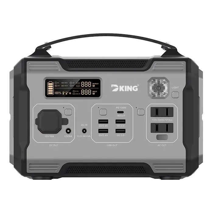 DK-SYD300W-281WH Huge Capacity 300W Portable Power Station Solar Generator Energy Storage Power Supply LiFePO4 Battery Outdoor Large Power Bank