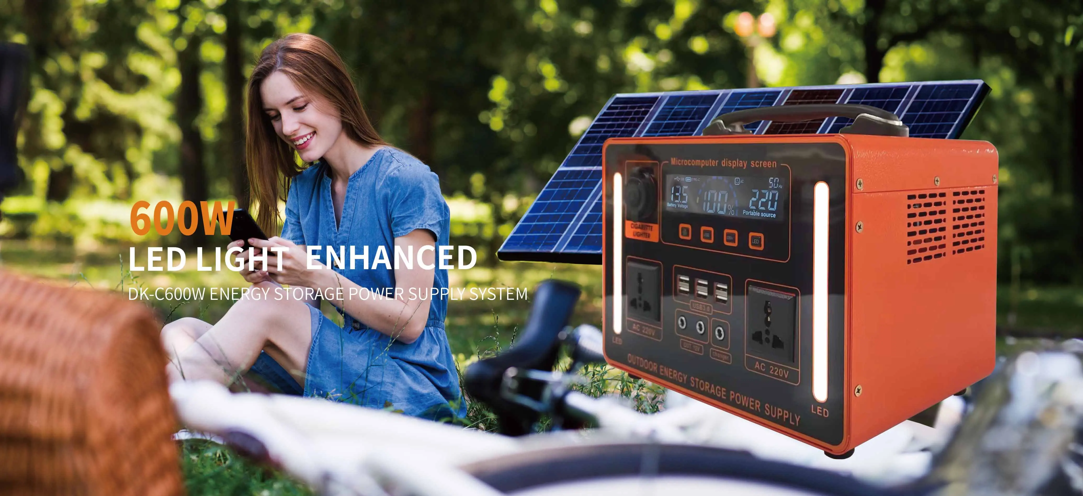 Details of DK-C600W Portable Solar Power Generator