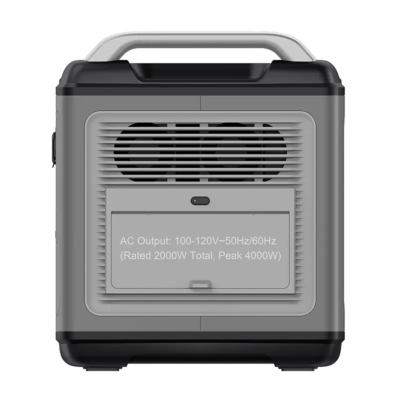 DK-SYD2000W-1997WH Huge Capacity 2000W Portable Power Station Solar Generator Energy Storage Power Supply LiFePO4 Battery Outdoor Large Power Bank