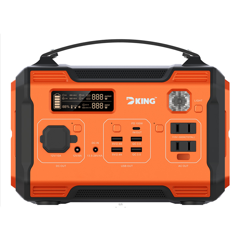 DK-SYD300W-281WH Huge Capacity 300W Portable Power Station Solar Generator Energy Storage Power Supply LiFePO4 Battery Outdoor Large Power Bank